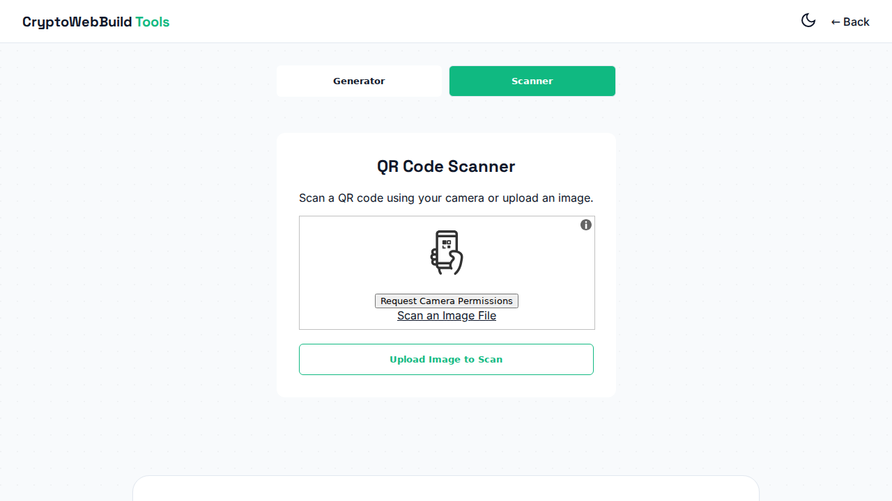 Free QR Code Generator - Create Custom QR Codes | CryptoWebBuild Tools